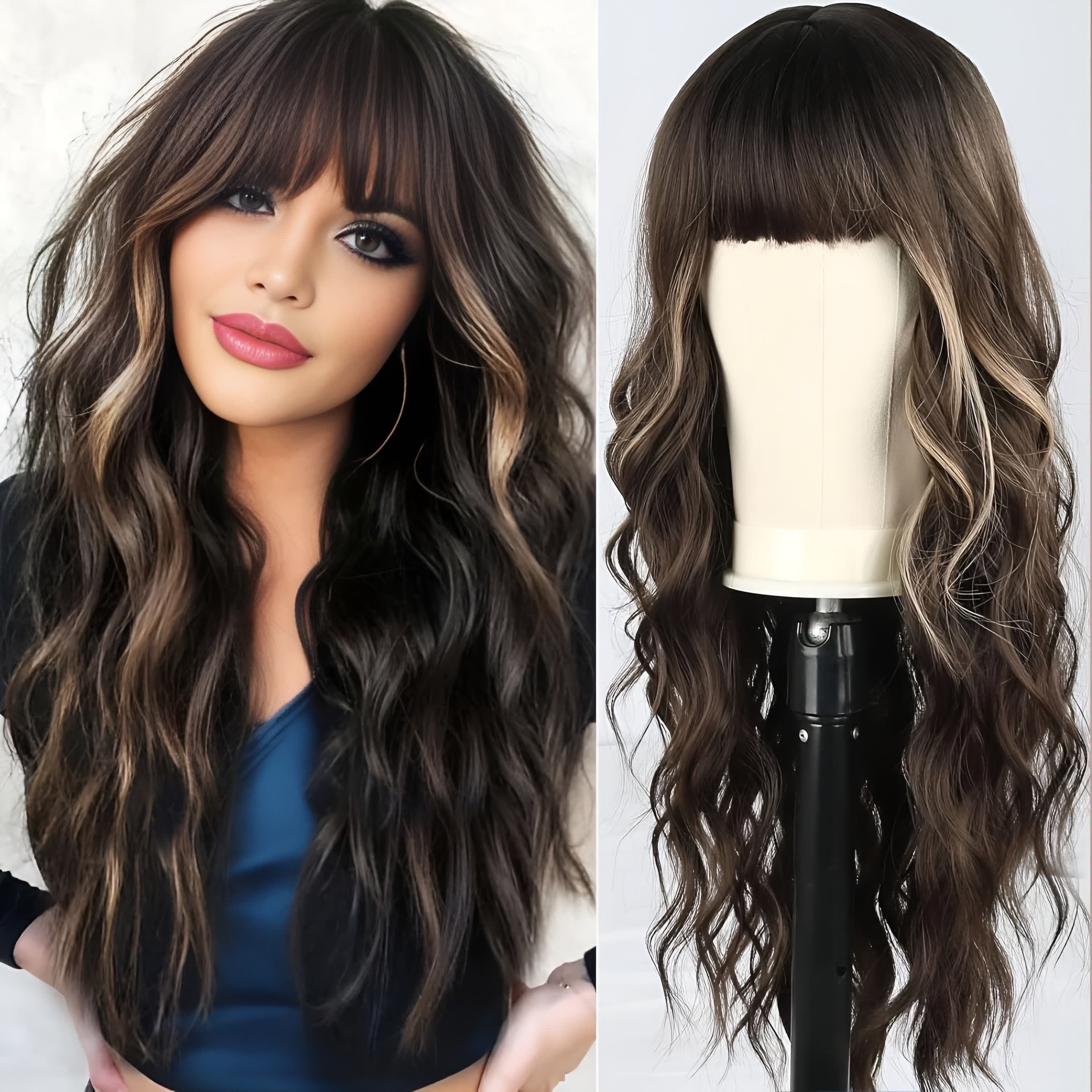 Elegant Loose Wave Synthetic Wig-0