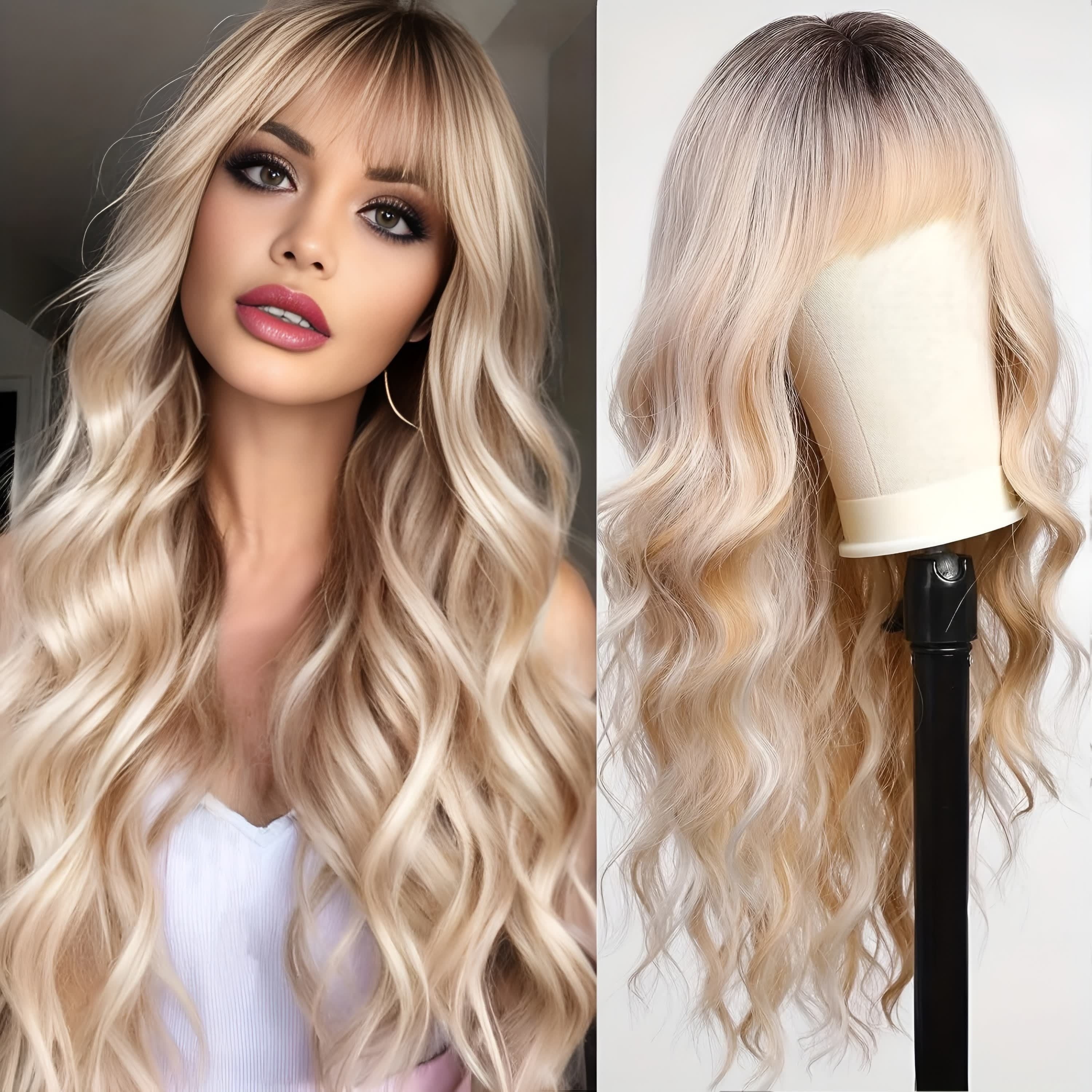 Elegant Loose Wave Synthetic Wig-1