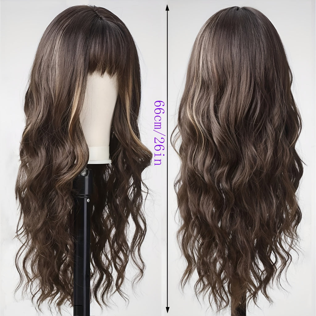 Elegant Loose Wave Synthetic Wig-3
