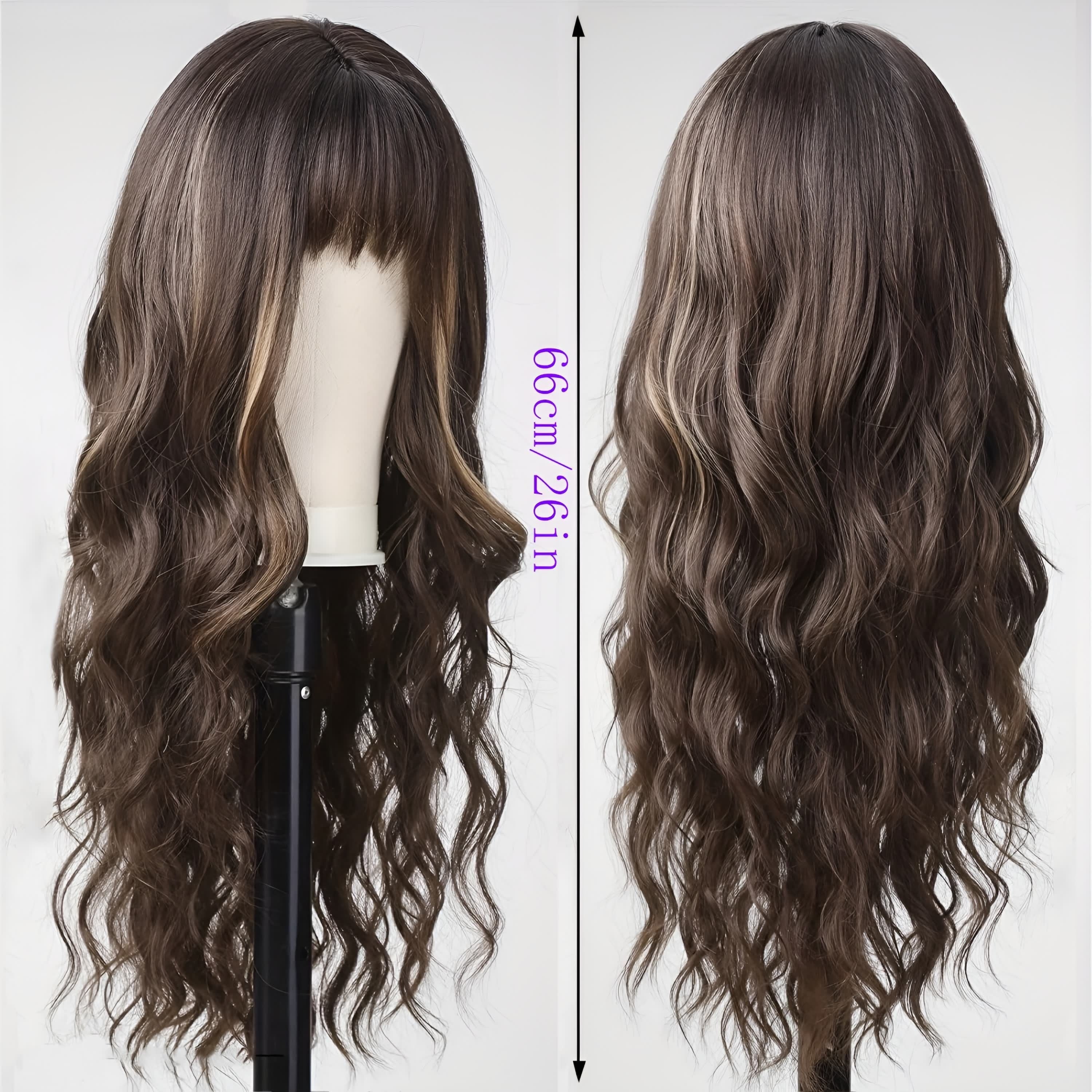 Elegant Loose Wave Synthetic Wig-3
