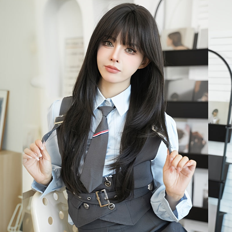 Elegant Straight Hair Wig-0