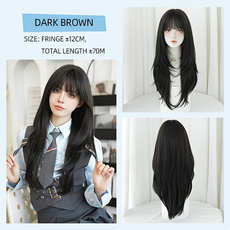 Elegant Straight Hair Wig-1