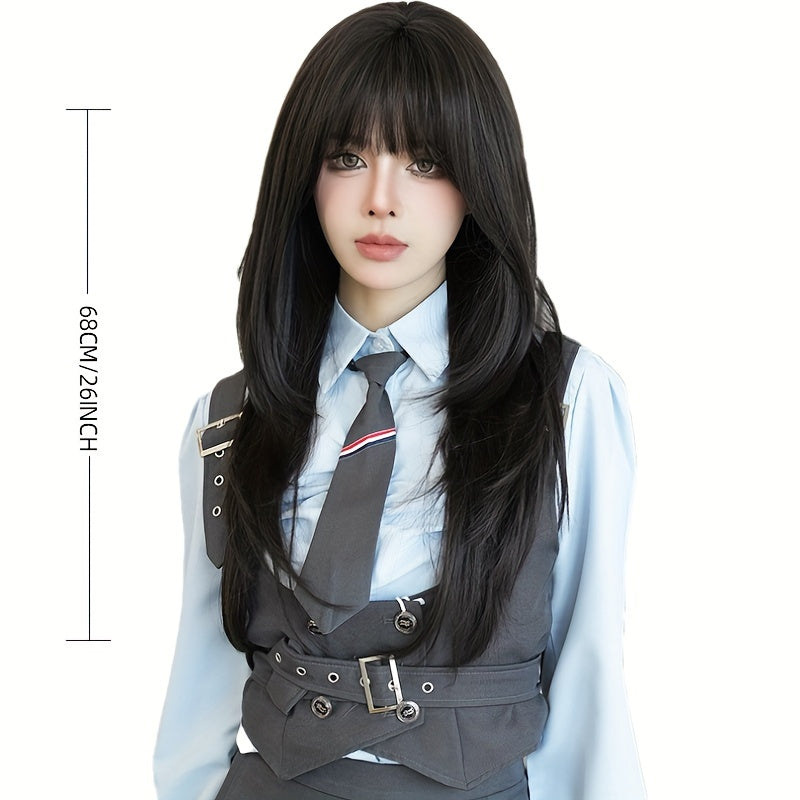 Elegant Straight Hair Wig-4