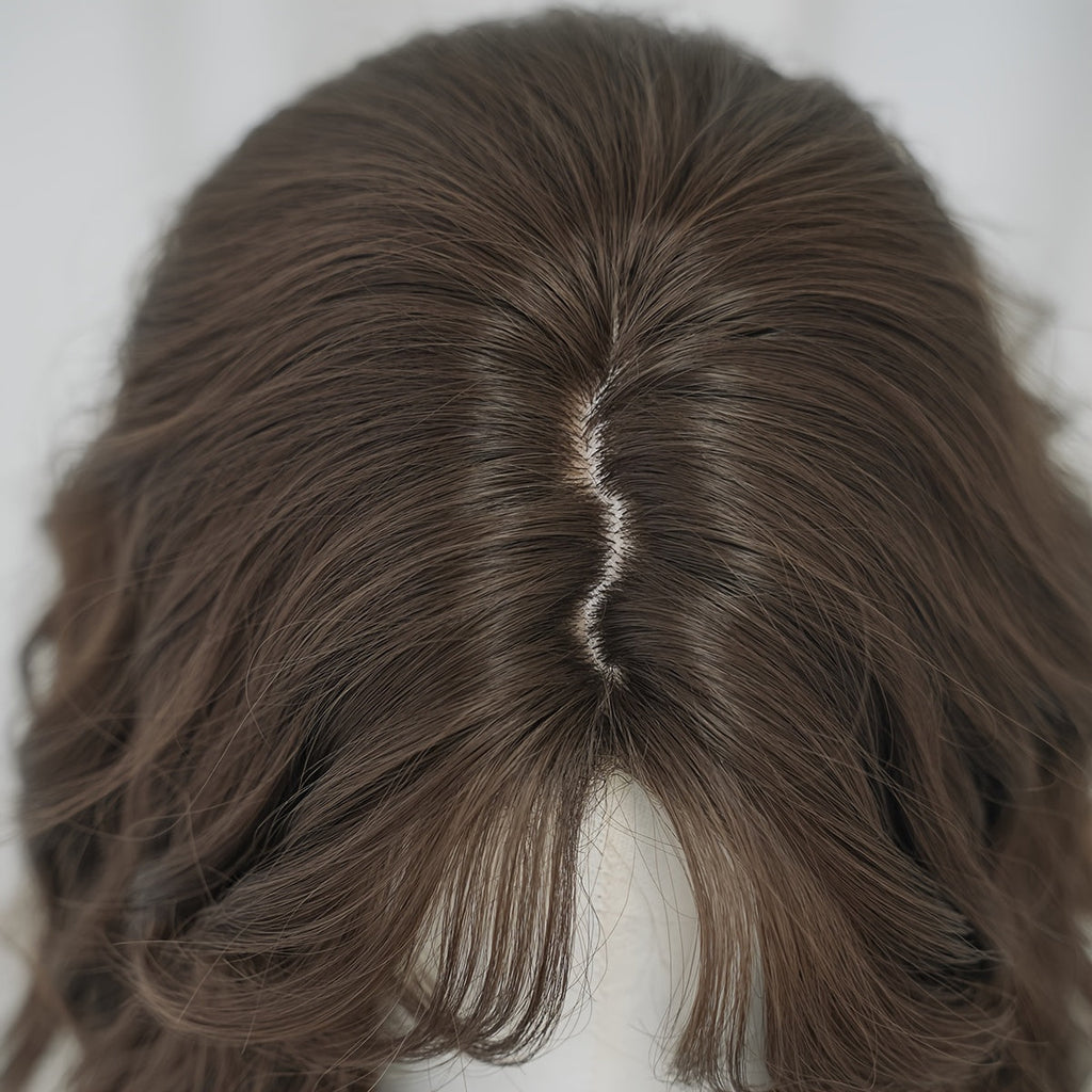 WIGS Short Water Wave Bob Wig-3