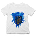 T-shirt à l'effigie de l'emblème bleu du bataillon d'exploration de l'AOT